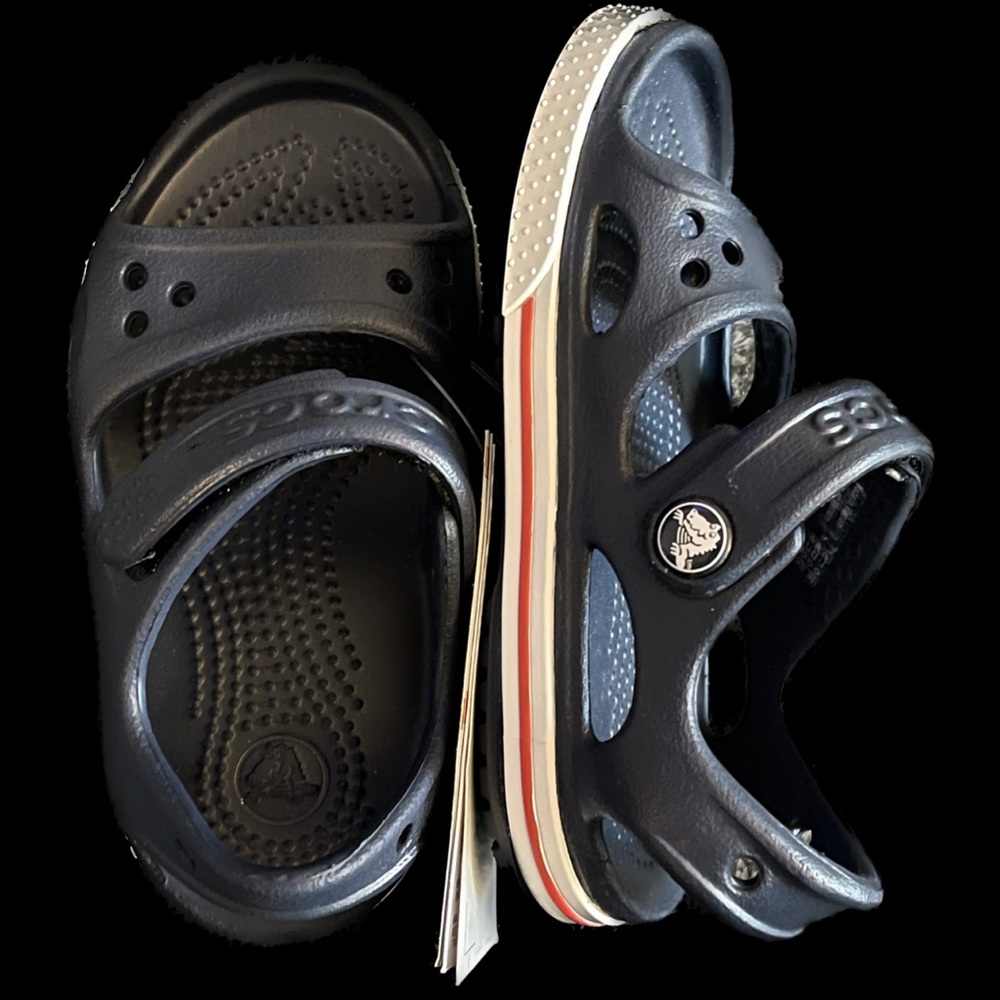 Baby Crocs Sandals unisex blue nwt